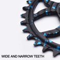 thumbnail image 3 of Mosiee 34T/36T Bike Chainring Direct Mount 7075 Aluminium Alloy Wide Narrow Tooth, 3 of 7
