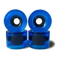 thumbnail image 2 of 4pcs Skate Wheels Accessories Professional Skateboard Components Solid Color Roller Accessory Inline Rollers Replacement Transparetn blue, 2 of 7