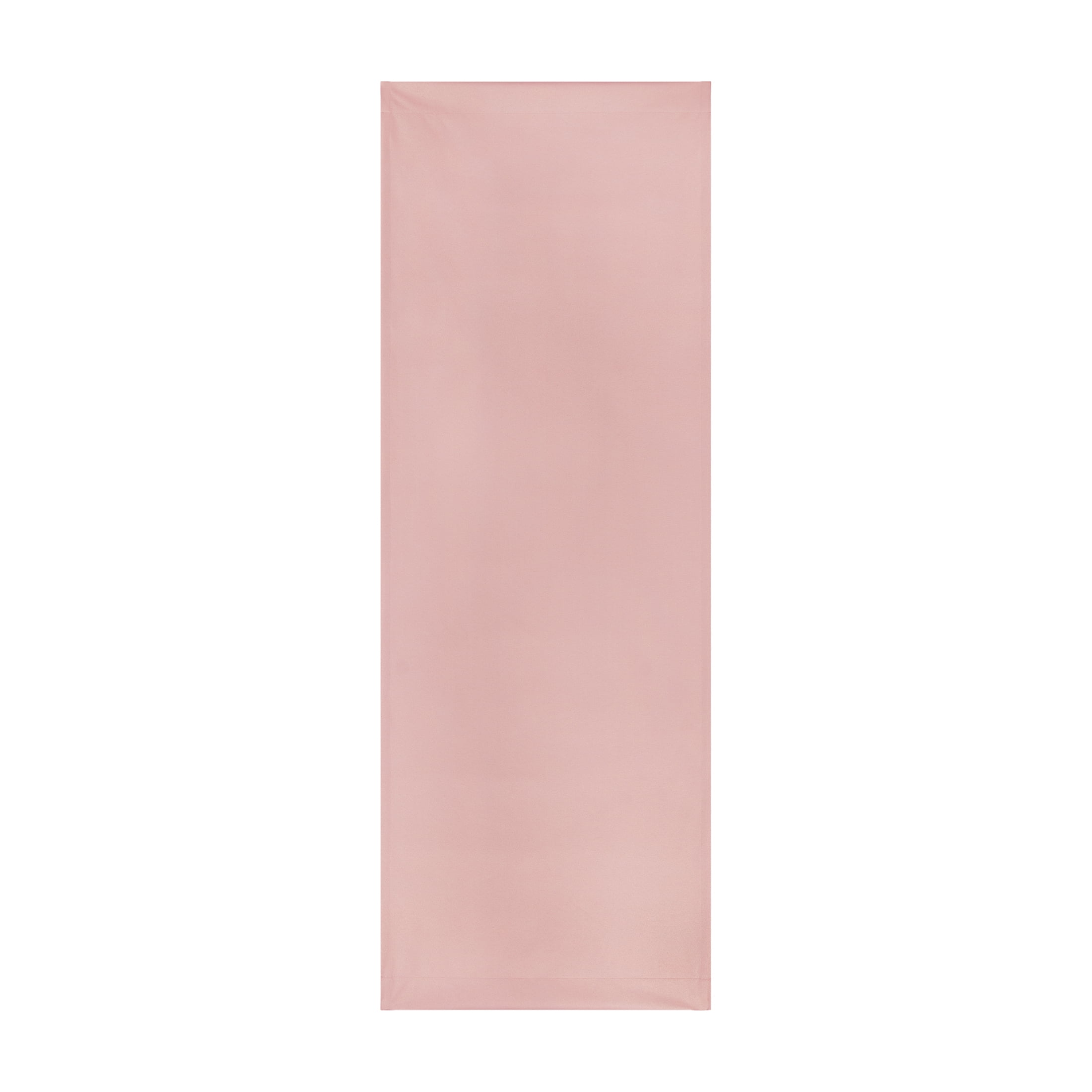 Mainstays Pink Blush Solid Blackout Rod Pocket with Back Tabs Curtain Panel Pair, Set of 2, 30" W x 84" L