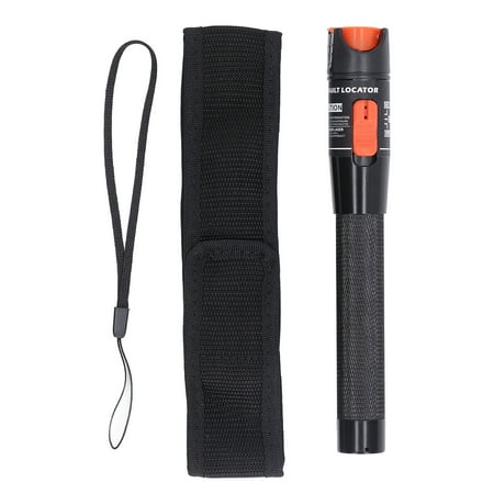 

Fiber Optic Visual Fault Locator Black Anti Slip Handle Optical Fiber Light Pen Tester Easy To Use For Maintenance HT 10More Than 10mW