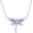 6 June Birthstone, variant on YAFEINI Dragonfly Necklace Sterling Silver Crystal BirthstoneDragonfly Jewelry Gifts (6 June Birthstone)