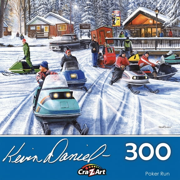 Cra-Z-Art Kevin Daniel 300-Piece Poker Runs Jigsaw Puzzle
