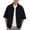 AB58 Black, variant on Tisuna Mens Button Down Shirts Short Sleeve Cotton Loose Fit Summer T-Shirts Mens Classic Collared Casual Shirts With Pocket For Everyday Wear Black Size L