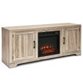 thumbnail image 2 of Gymax TV Stand Entertainment Center Console Home Media Storage W/ 2 Doors for 65" TV, 2 of 10