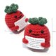 thumbnail image 2 of Mini muñeca de tomate de ganchillo divertida, creativa, linda, de 3 pulgadas, para animar a los amigos, decoración de fiestas, etc., 2 of 5