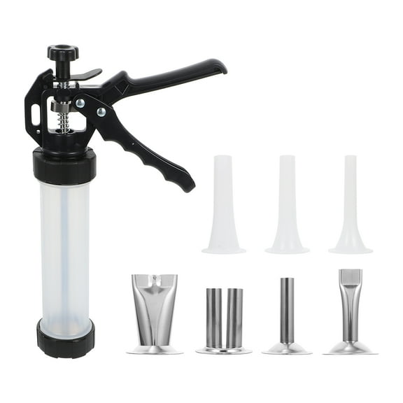 WHAMVOX Manual Sausage Stuffer with Stainless Steel and PP for Kitchen Use Useful Tool to Make Delicious Sausages