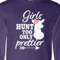 thumbnail image 4 of Inktastic Hunting Girls Hunt Too Only Prettier with Doe and Arrow Long Sleeve T-Shirt, 4 of 5