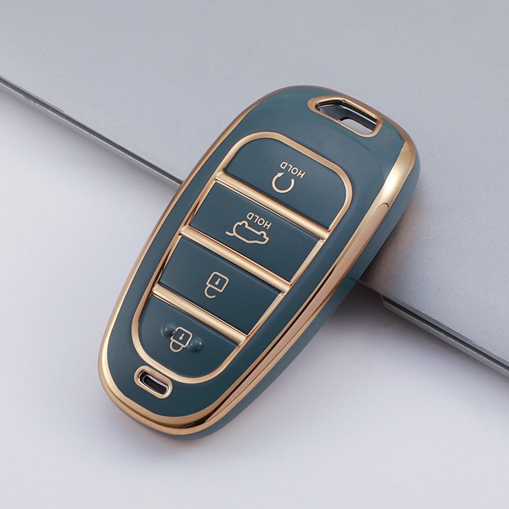 GYZEE for Hyundai Kona Santa Fe Venue 4 Button Remote Smart Key Fob ...
