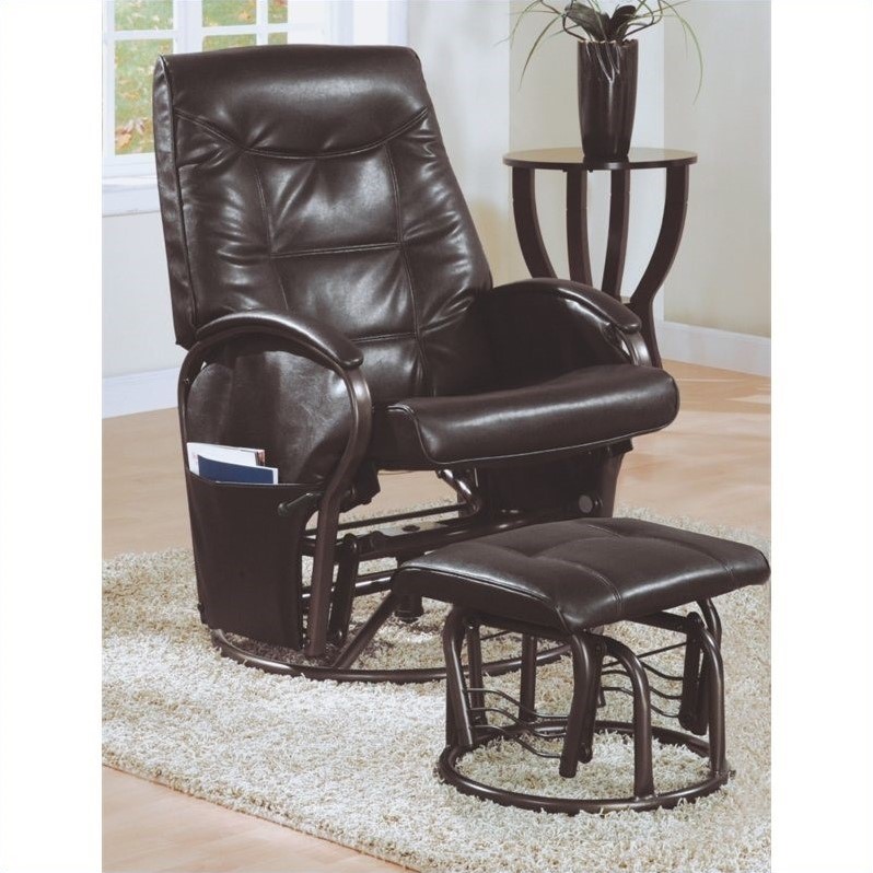 swivel rocker recliner with ottoman