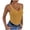 Yellow, variant on ibuvkizy Fashion Casual Womens Solid V-Neck Crop Tanks Top Ladies Camisoles Vest