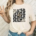 thumbnail image 2 of Mama Fun Groovy Leopard Lightning Shirts for Adult Women for Mother's Day Mom T-Shirt Outfit Natural Shirt Adult Medium, 2 of 3