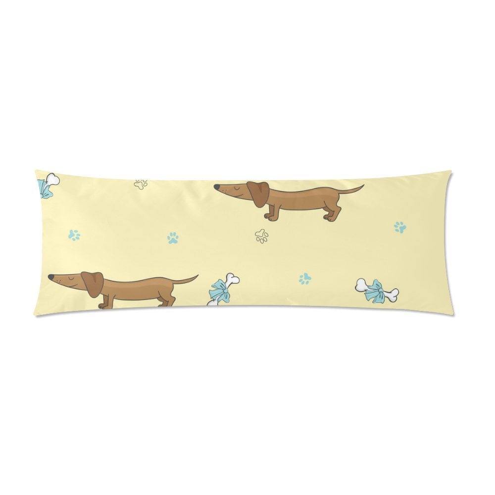 dog body pillow cover