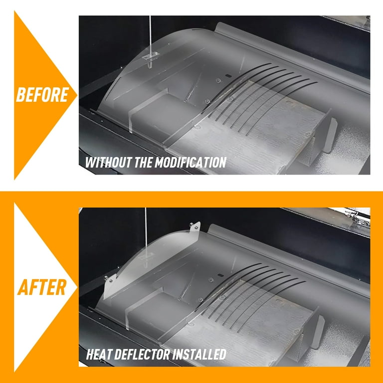 JCLMER Heat Deflector, Pit Boss Grill Parts, Pellet Grill Smoker