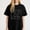 Black-3, variant on Inspirational Feather Graphic for All Religious themed Casual Tee print T Shirt Under his wings you will find Refuge Psalm 914