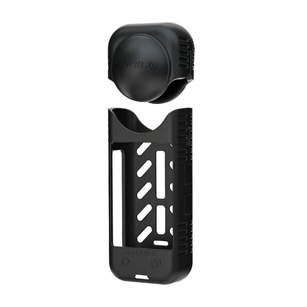 Kit de protección de cámara con funda de silicona con marco de carcasa de tapa de lente para Insta360 X4