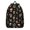 Mushroom and Moon-1, variant on Mushroom and Moth Black Pattern Backpack for School, Cute School Bag with Adjustable Shoulder Straps and Padded Back, 15.7"x11.8"x5.5"