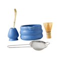 thumbnail image 2 of Kits de Matcha con 5 piezas y herramientas japonesas para amantes del té Azul, 2 of 9