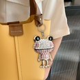 thumbnail image 3 of Nilvkv Sweater Accessories Bag Buckle Frogs Rear View Mirrors Hanger Frogs Ornaments with Rhinestone Funny Automotive Interior Decorations Car Decoration Exquisite, 3 of 5