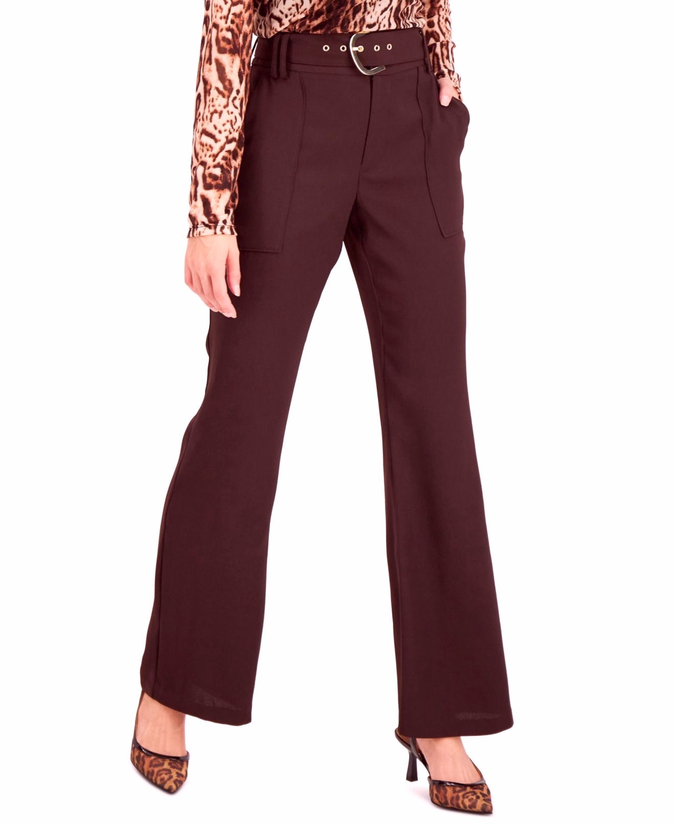 INC Womens Dress Pants Patch-Pocket 