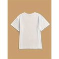 thumbnail image 2 of Women's Space Explorer Graphic Tee - Casual & Sporty, Cotton Blend, Machine Washable, Round Neck, Non-Transparent with Cartoon Astronaut & Planets Design, Perfect for All Seasons, 2 of 6