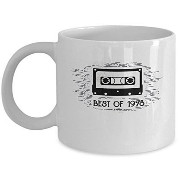 Retro 11 oz Coffee Mug - Best of 1978 White Ceramic Gift