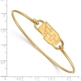 thumbnail image 2 of Ss/Gold Plated Gp University Of Dayton Small Ctr Wire Bangle Made In United States gp021ud-6, 2 of 5