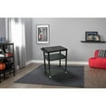 thumbnail image 3 of Luxor 18" x 24" x 34" Tuffy Two Shelf Flat Utility Cart With Electrical - Black, 3 of 4