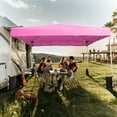 thumbnail image 4 of Gymax 10 x 10 FT Pop up Canopy Tent w/Carrying Bag 4 Sandbags 8 Stakes 4 Wind Ropes Pink, 4 of 10
