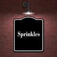 thumbnail image 2 of Sprinkles BLACK Aluminum Composite Sign 20''x24'', 2 of 9