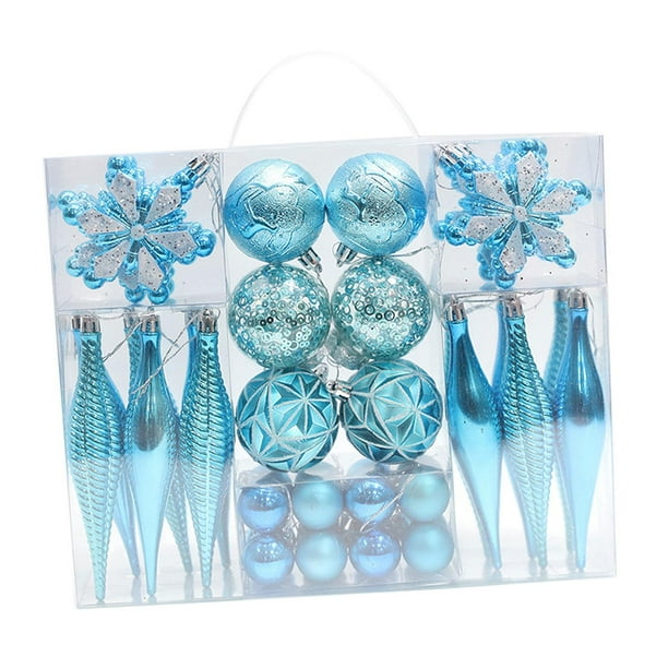 40 piezas de adornos de bolas de Navidad/adornos colgantes para árboles de Navidad/decoración navideña para año Nuevo, cumpleaños, aniversario,