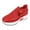 Red, variant on Anuirheih Sneakers for Women, Casual with Arch Support Comfort Slip On Flat Shoes for Women(Soft Sole, Black)
