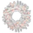 thumbnail image 1 of Vickerman A805831LED Couronne Blanche Cristal de 30 Pouces 50Led WmWht, 1 of 3