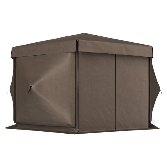 12x12 Pop Up Gazebo Canopy Tent with Sidewalls - Outdoor Shelter