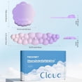 thumbnail image 2 of TECKNET BASICS Cloud Ergonomic Mouse Pad with Wrist Rest, Memory Foam Support & Non-Slip Base for Pain Relief, Office & Gaming，Gradient Purple, 2 of 7