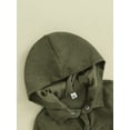 thumbnail image 2 of ZAXARRA Toddler Boy 2 Piece Outfits Corduroy Long Sleeve Hooded Button Closure Jacket with Pants Set Fall Winter Clothes, 2 of 7