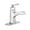 Chrome, variant on Moen 6200SRN Boardwalk Spot Resist Brushed Nickel one-Handle Bathroom Faucet