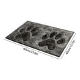 thumbnail image 3 of Cinvoph Rustic Welcome Doormat Non-Slide Absorbent Doormat Decorative Dog Paw Floor Rug for Indoor Outdoor Front Door Entryway Kitchen Bath 16"x24", 3 of 8