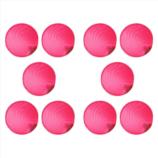 10X Abanico Redondo Plegable- Rojo