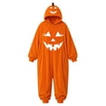 thumbnail image 7 of Gold Pumpkin Adult Onesie Polyester Oversized Pumpkin Suit Pajama, Halloween Jumpsuit For Adults Women Indoor Masquerade Theater Party Home Dress Up 2XL, 7 of 7