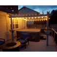 thumbnail image 7 of Novelty Lights 25 Feet Warm White LED G40 Globe Plastic Shatterproof Outdoor Patio String Lights, White Wire, 7 of 7