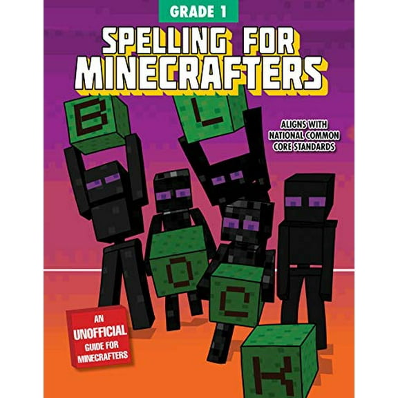 Pre-Owned Spelling for Minecrafters: Grade 1