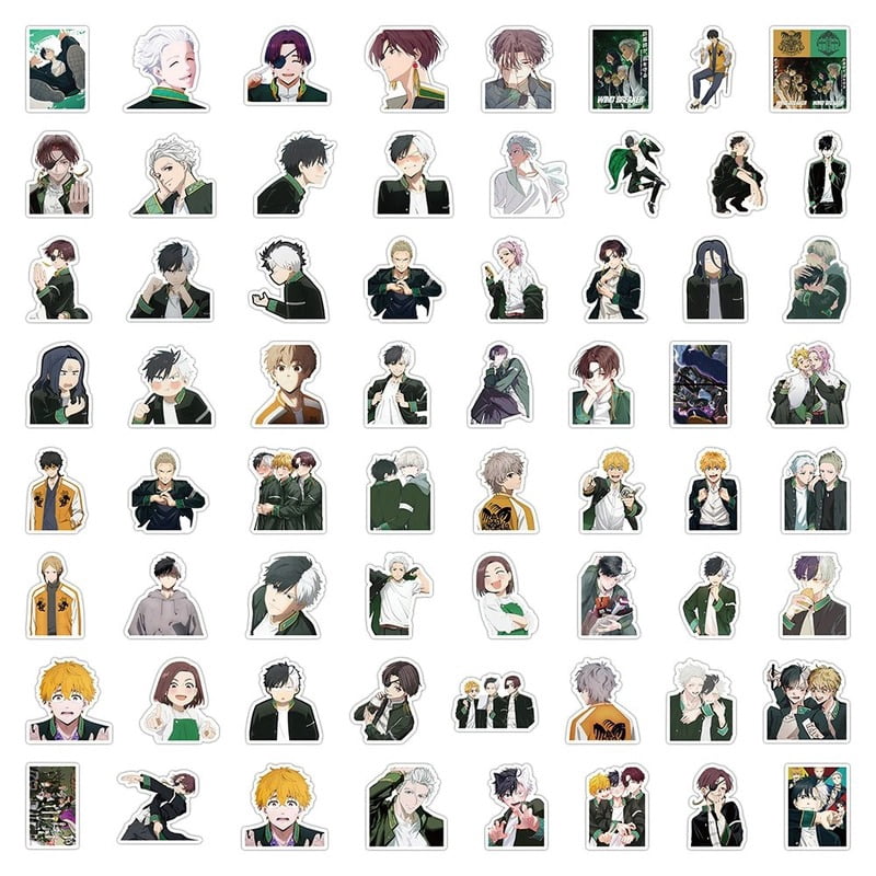 10/30/50pcs Cool Wind Breaker Anime Stickers Haruka Sakura Hayato Sticker Waterproof Laptop Motorcycle Skateboard Umemiya Decal