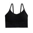 thumbnail image 1 of Eashery Womens Plus Size Sports Bra Adjustable Padded Yoga Bra Comfy Womens Bra Black One Size, 1 of 3