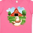 thumbnail image 4 of Inktastic Chicken on a Farm Boys or Girls Toddler T-Shirt, 4 of 5