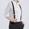 thumbnail image 5 of Mens X-Back Suspenders Elastic Adjustable with 4 Heavy-Duty Clips for Big & Tall Gentlemen, 5 of 8