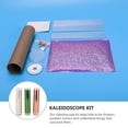 thumbnail image 3 of OULII 3 Sets Kaleidoscope Craft Set for Diy Assembly Using Assorted Color Materials, 3 of 6