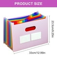 thumbnail image 5 of A 4 Accordions File Storage Box Multi-Layer Document Folder Expanding File Folder for Sorting Documents and Papers, 5 of 21
