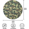 thumbnail image 3 of GZHJMY Digital Camouflage Round Placemats, 4 Pack Table Mats for Kitchen Washable Non-Slip Place Mats Heat Resistant Place Mats for Kitchen Dining Table Decoration, 3 of 6