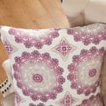 thumbnail image 2 of Home Soft Things Delia Printed 2 Piece Throw Pillow Cover Set - 26" x 26" - Magennta Purple, 2 of 3