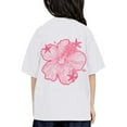 thumbnail image 1 of Fshinging Cute Girls Summer Tees Top Letter Printed Round Neck Short Sleeved Plus Size Tops, 1 of 7